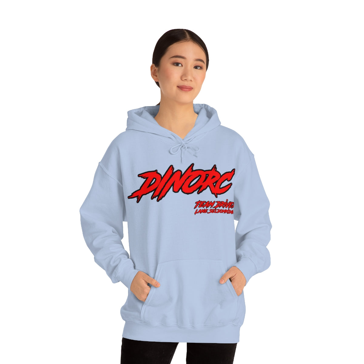 Tean Driver Lane Seldomridge DinoRC Logo Hooded Sweatshirt Heavy Blend™ Hooded Sweatshirt