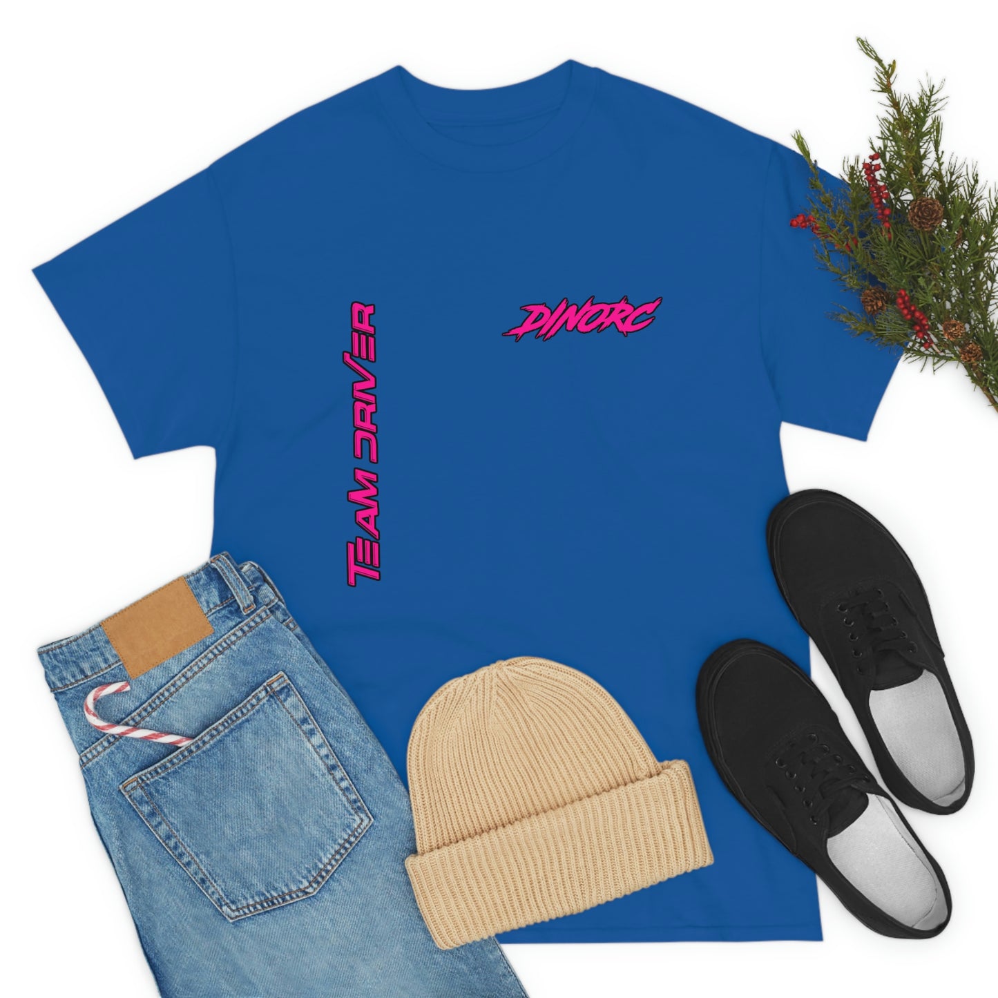 Vertical Team Driver Dino's Divas Front and Back DinoRc Logo T-Shirt S-5x 5 colors