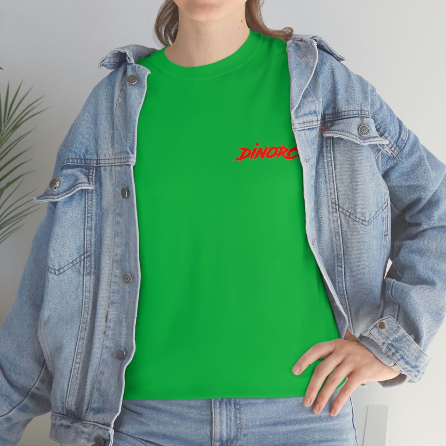 Front Back DinoRc Logo T-Shirt S-5x Black Green