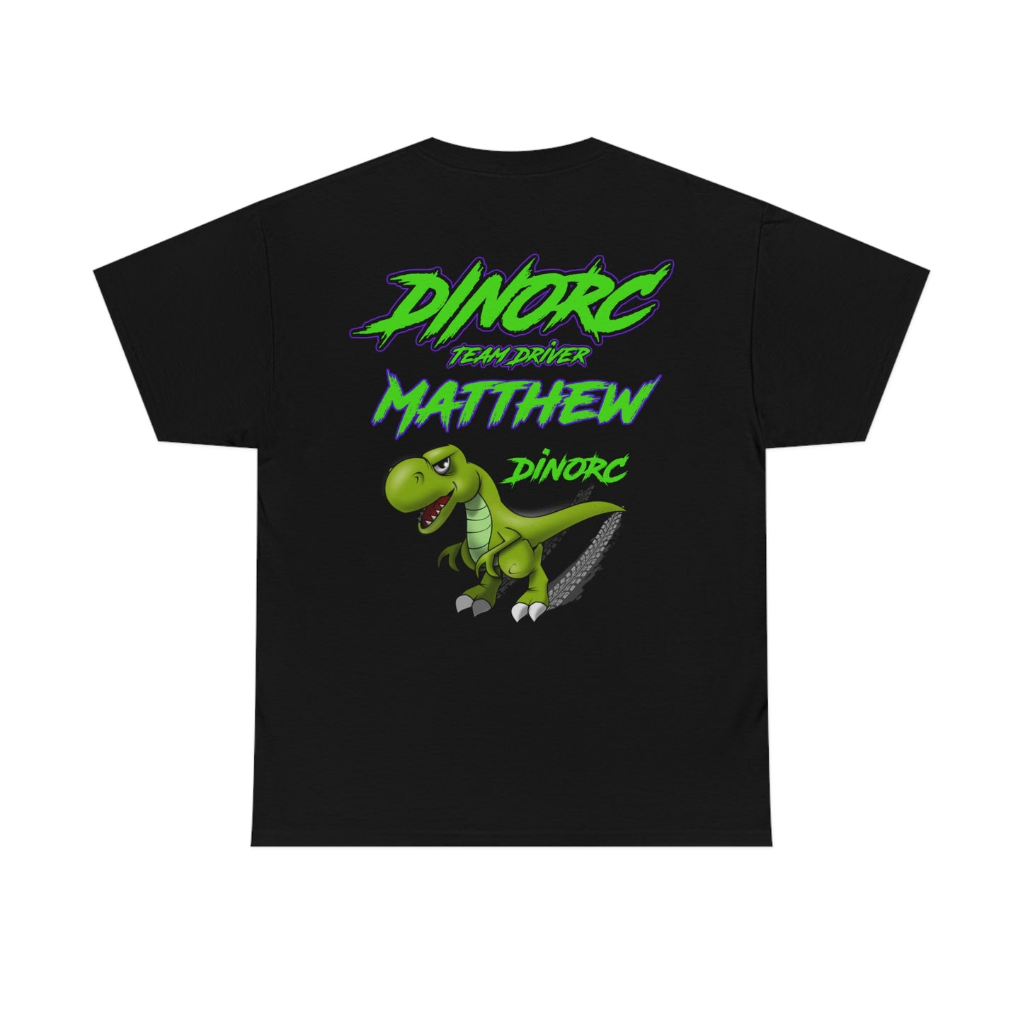 Matthew #79 Dinoline Front and Back DinoRc Logo T-Shirt S-5x 5 colors