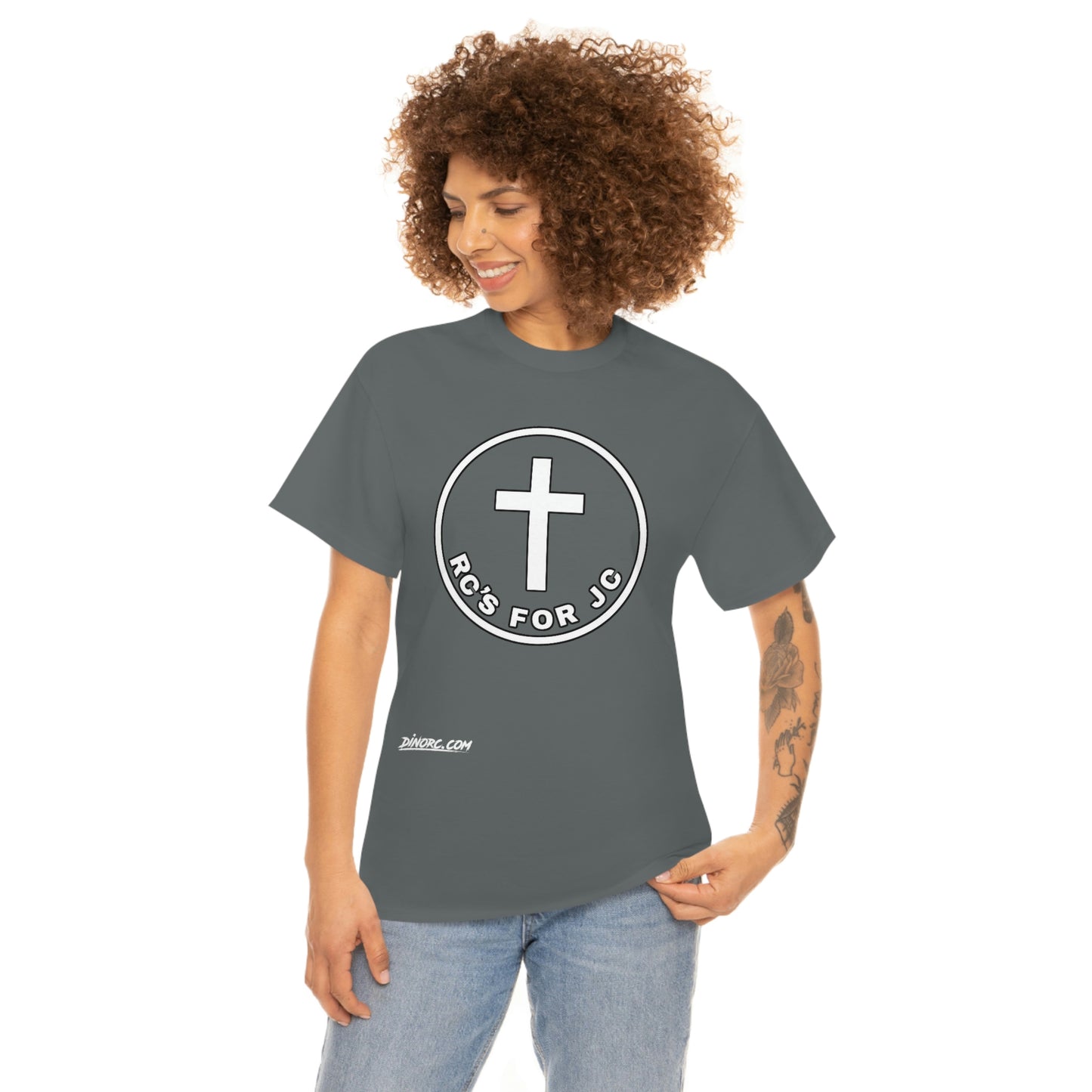 RCSFORJC White Logo 10 color Front only T-Shirt 10 colors S-5x