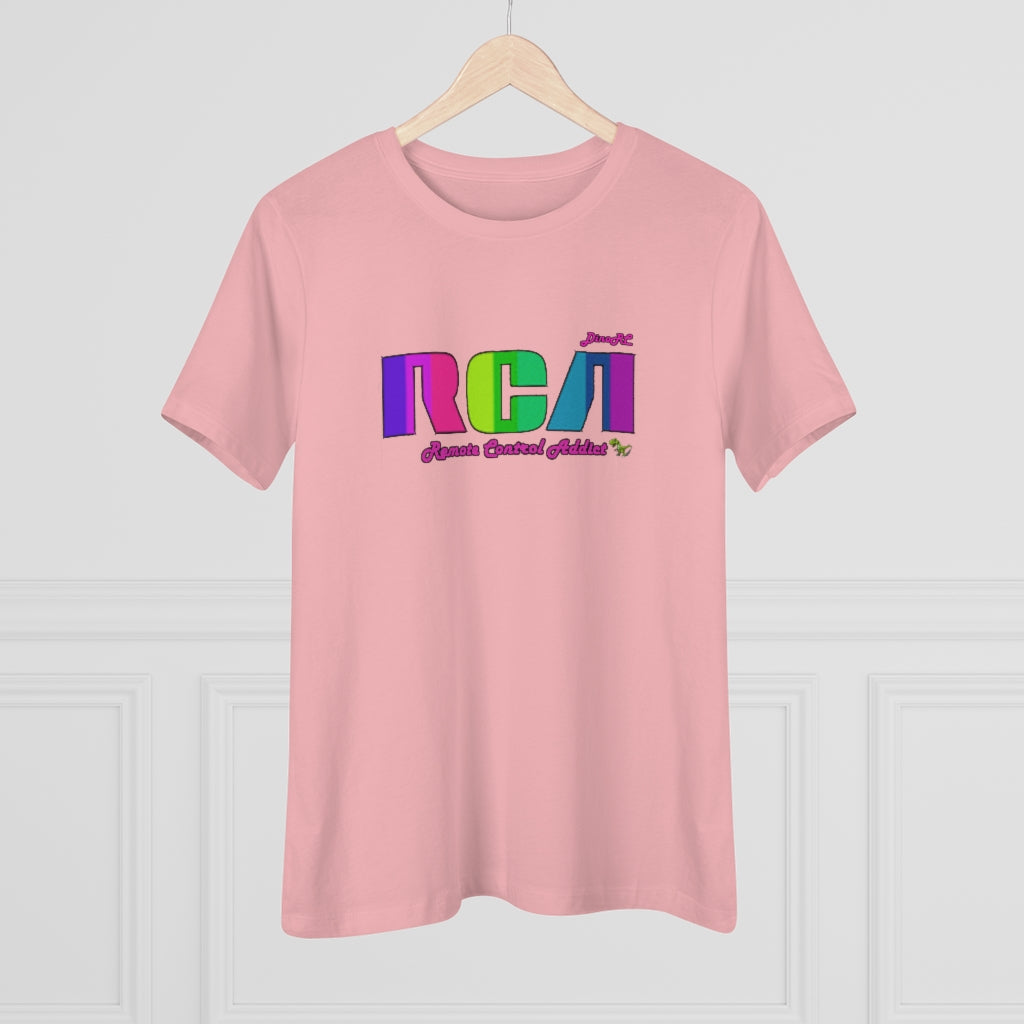 DINORC BIG WHEEL PRIZE Women's RCA DinoRC Logo Premium Tee
