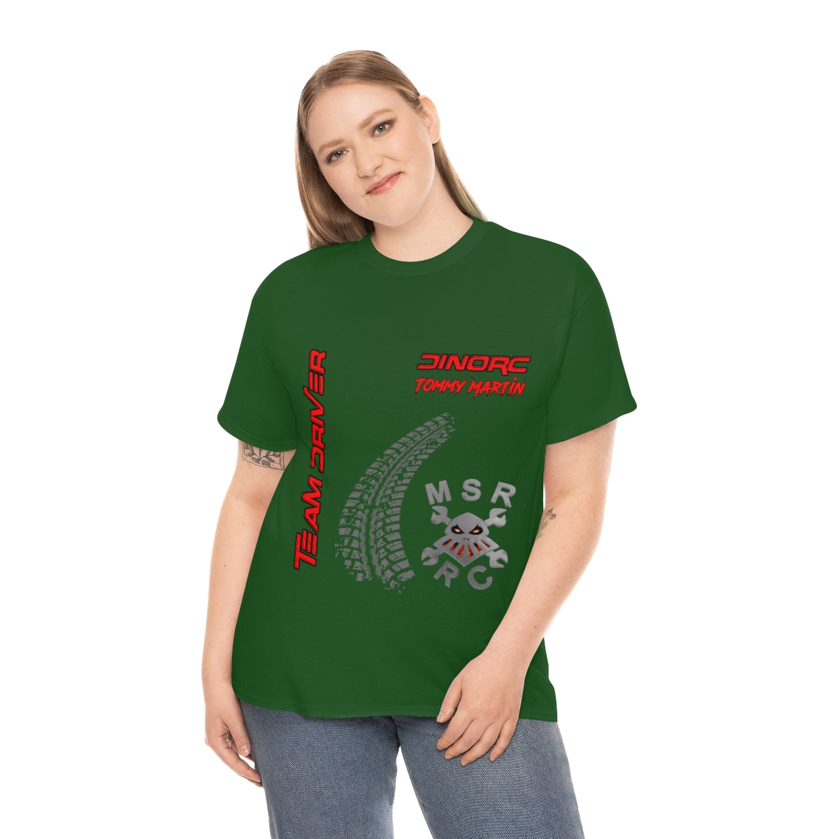 Team Driver Tommy Martin MSR RC Front and Back DinoRc Logo T-Shirt S-5x 5 colors