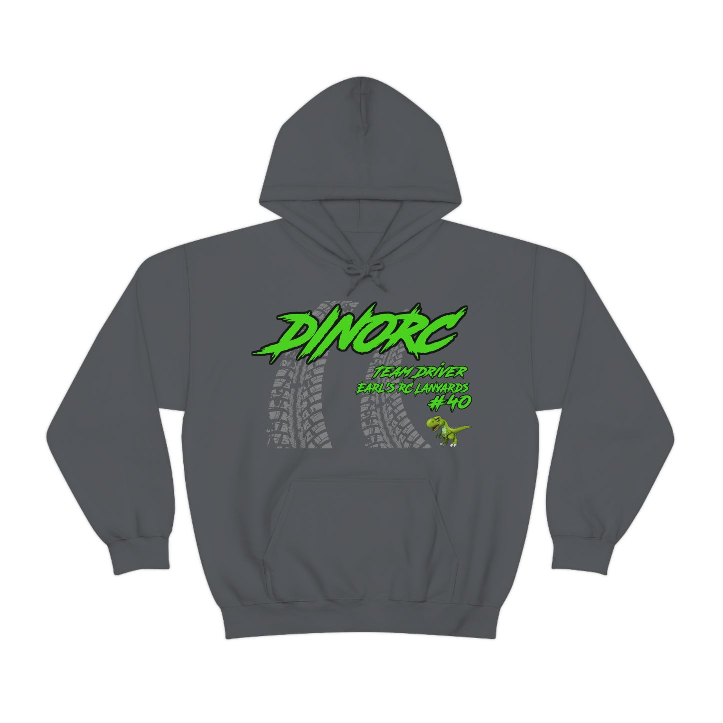 Team Driver Earl's RC Lanyards DinoRC Logo Hooded Sweatshirt Heavy Blend™ Hooded Sweatshirt
