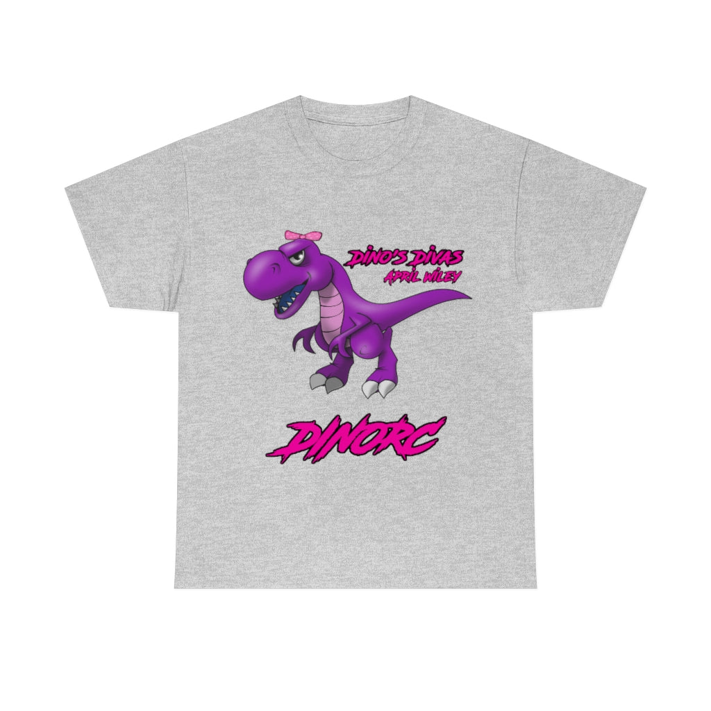 April Wiley Team Driver Dino's Divas DinoRc Logo T-Shirt S-5x