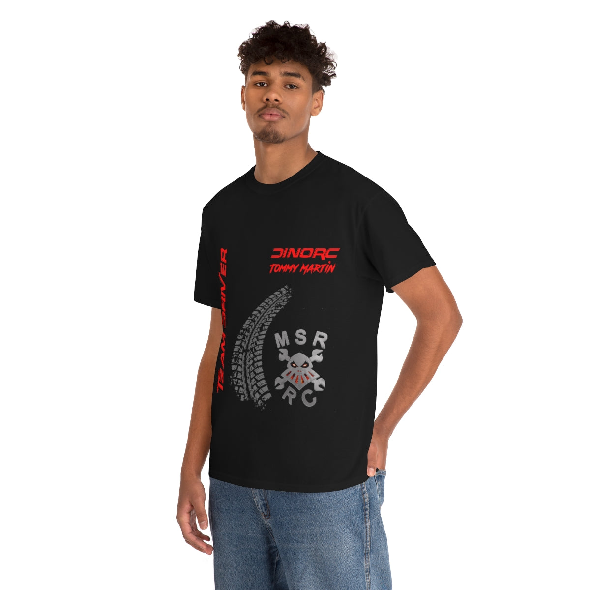 Team Driver Tommy Martin MSR RC Front and Back DinoRc Logo T-Shirt S-5x 5 colors