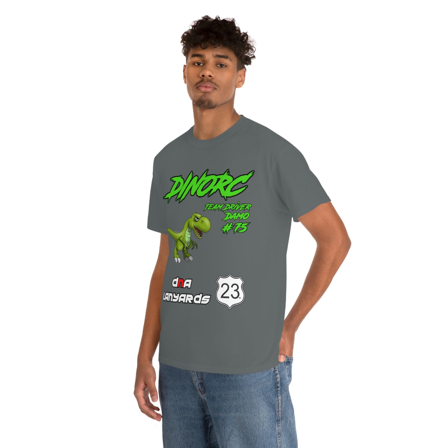 Team Driver DNA Lanyards Front and Back DinoRc Logo T-Shirt S-5x 5 colors