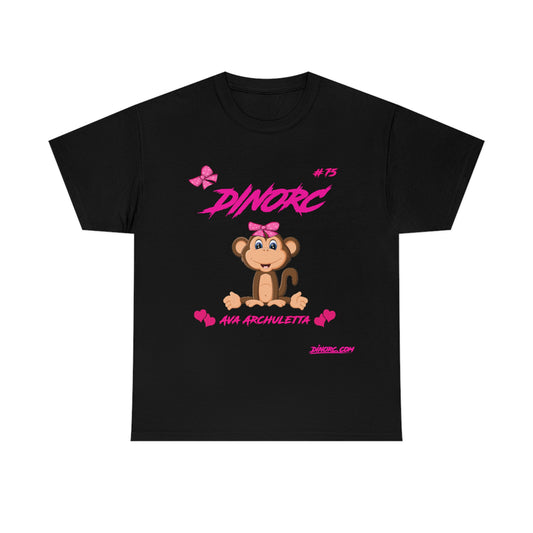 Ava Monkey Front DinoRc Logo T-Shirt S-5x
