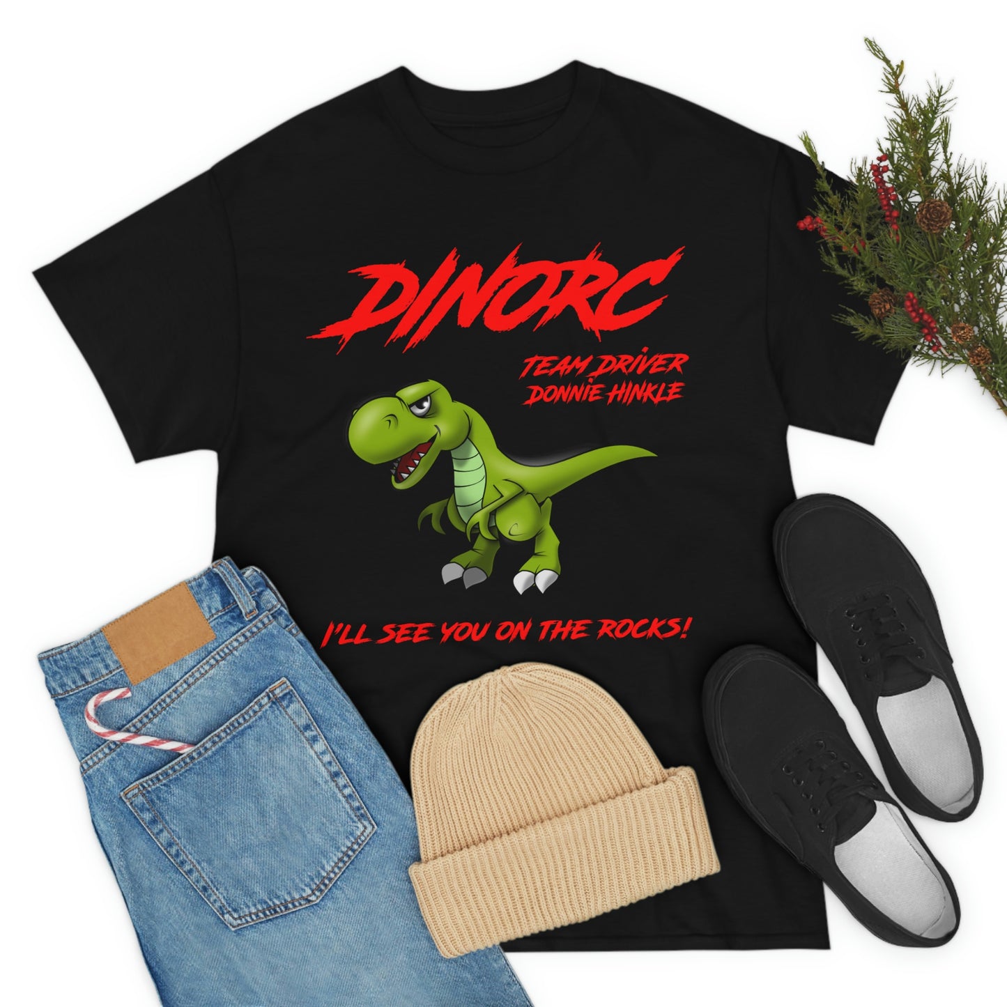 Copy of Team Driver Cody Rowe Front and Back DinoRc Logo T-Shirt S-5x 5 colors