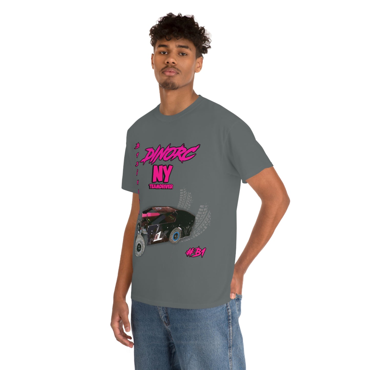 Team Driver Cherry Cherokee Front and Back DinoRc Logo T-Shirt S-5x 5 colors