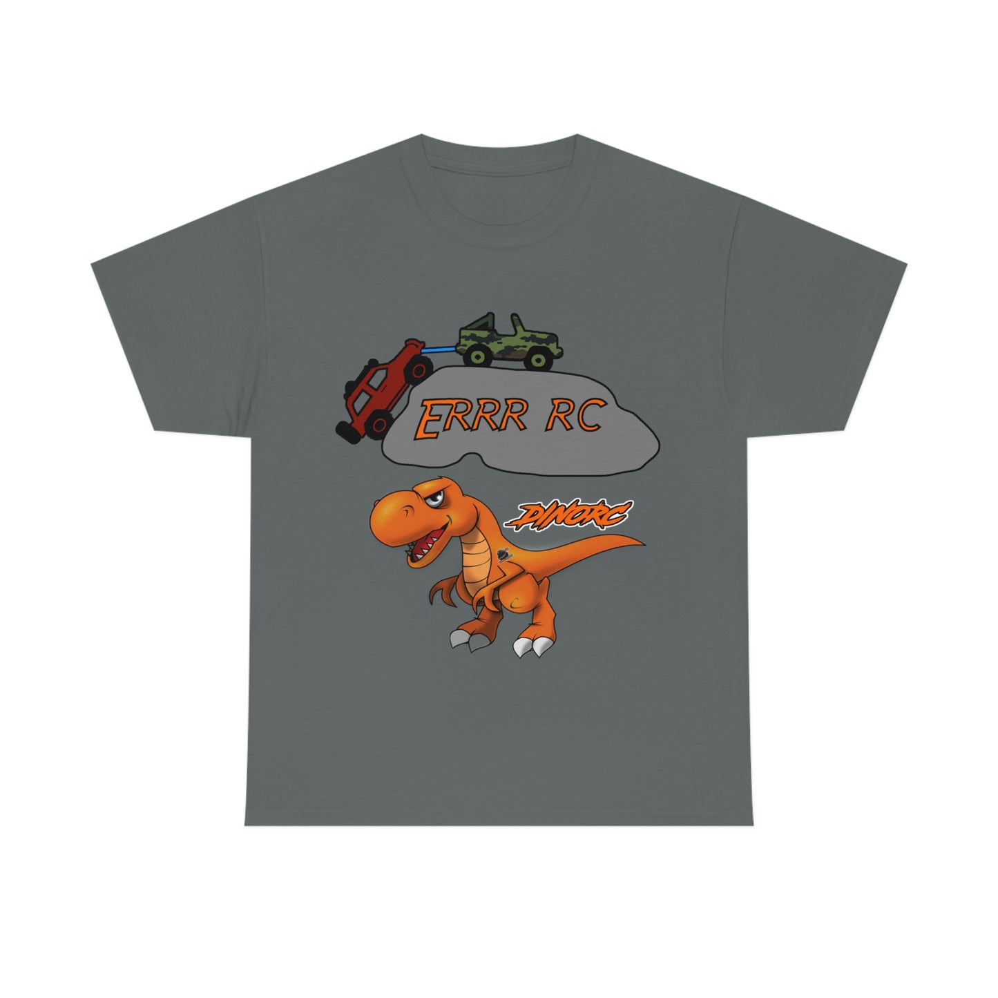 Team Driver Jordan Miller Front and Back DinoRc Logo T-Shirt S-5x 5 colors