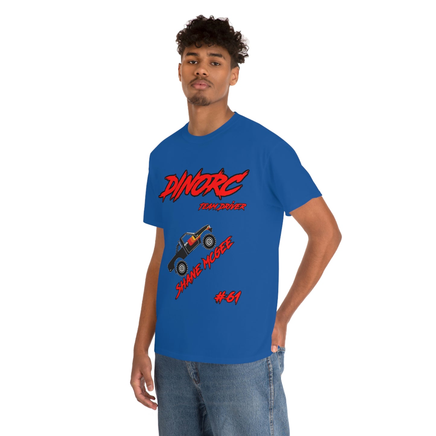 Team Driver Shane Mcgee truck logo Front and Back DinoRc Logo T-Shirt S-5x 5 colors
