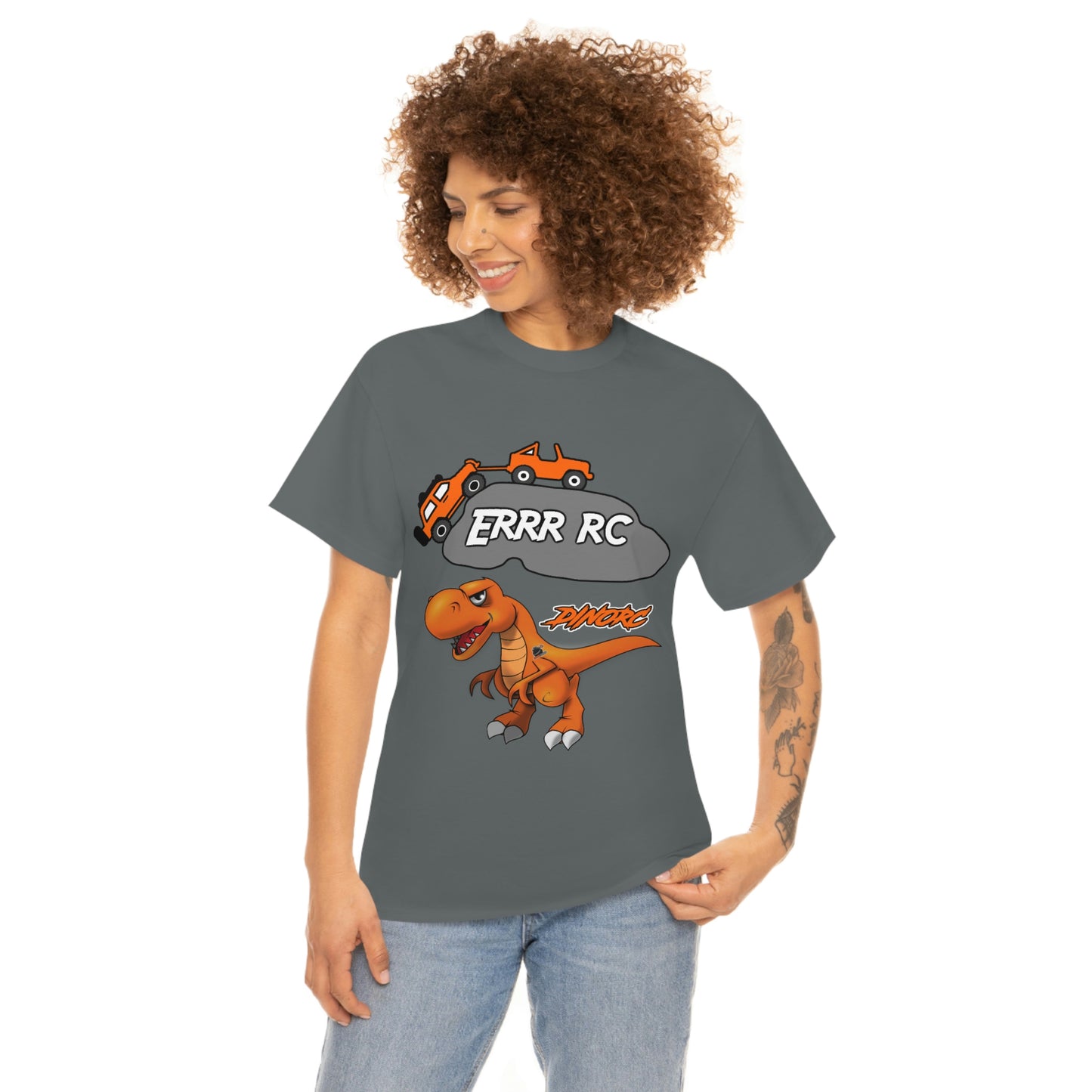 ERRR RC DinoRC Team Driver Jordan Miller Front and Back DinoRc Logo T-Shirt S-5x 5 colors
