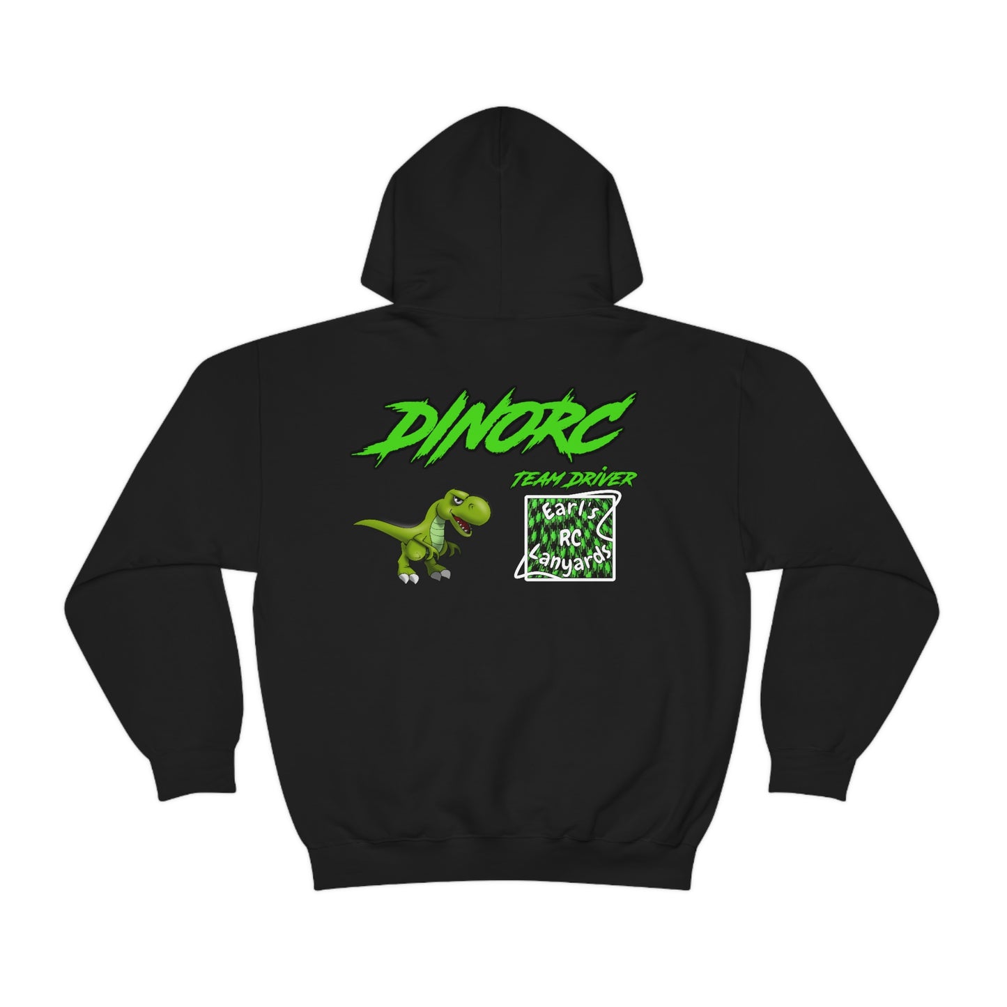 Team Driver Earl's RC Lanyards DinoRC Logo Hooded Sweatshirt Heavy Blend™ Hooded Sweatshirt