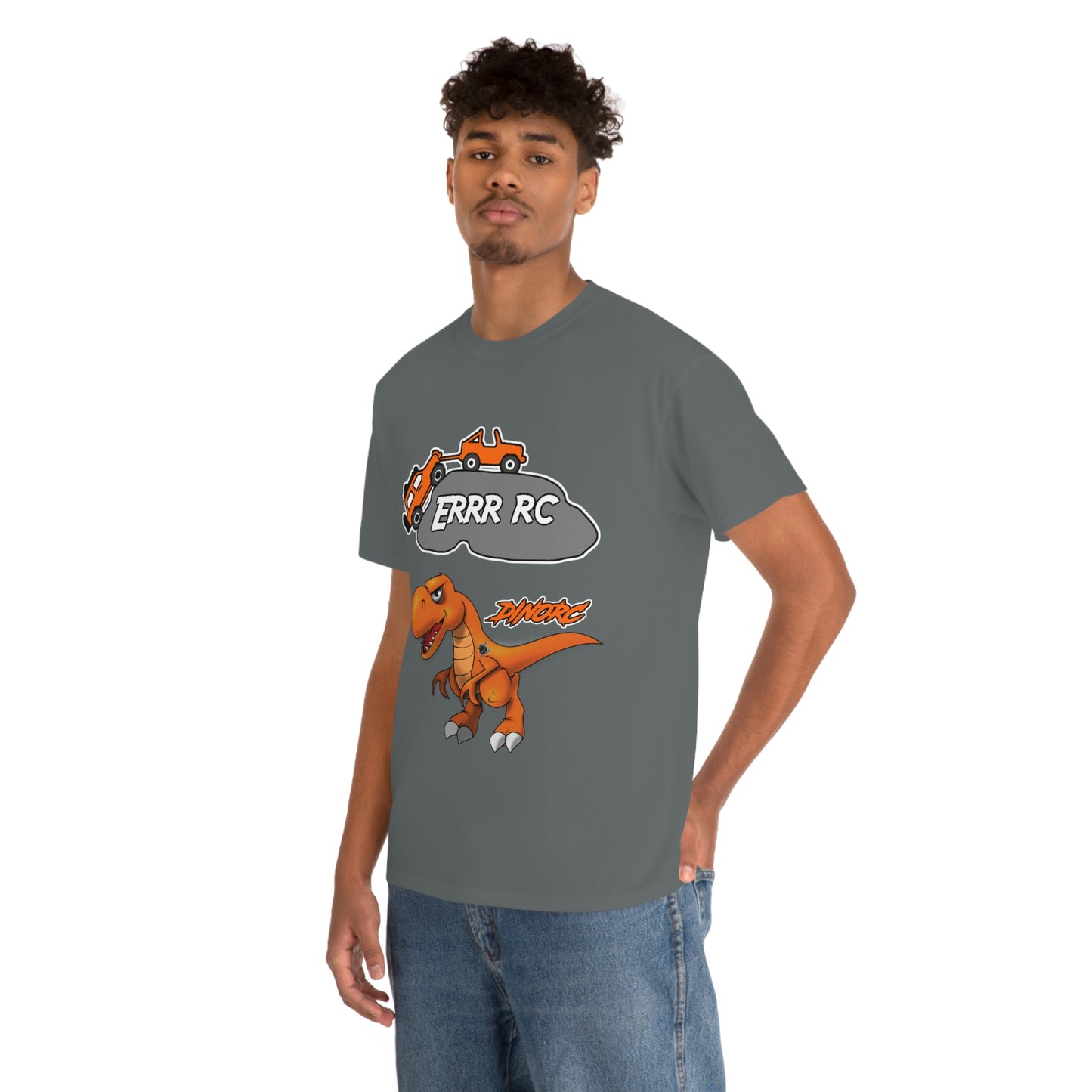 Team Driver Jordan Miller ERRR RC Front and Back DinoRc Logo T-Shirt S-5x 5 colors