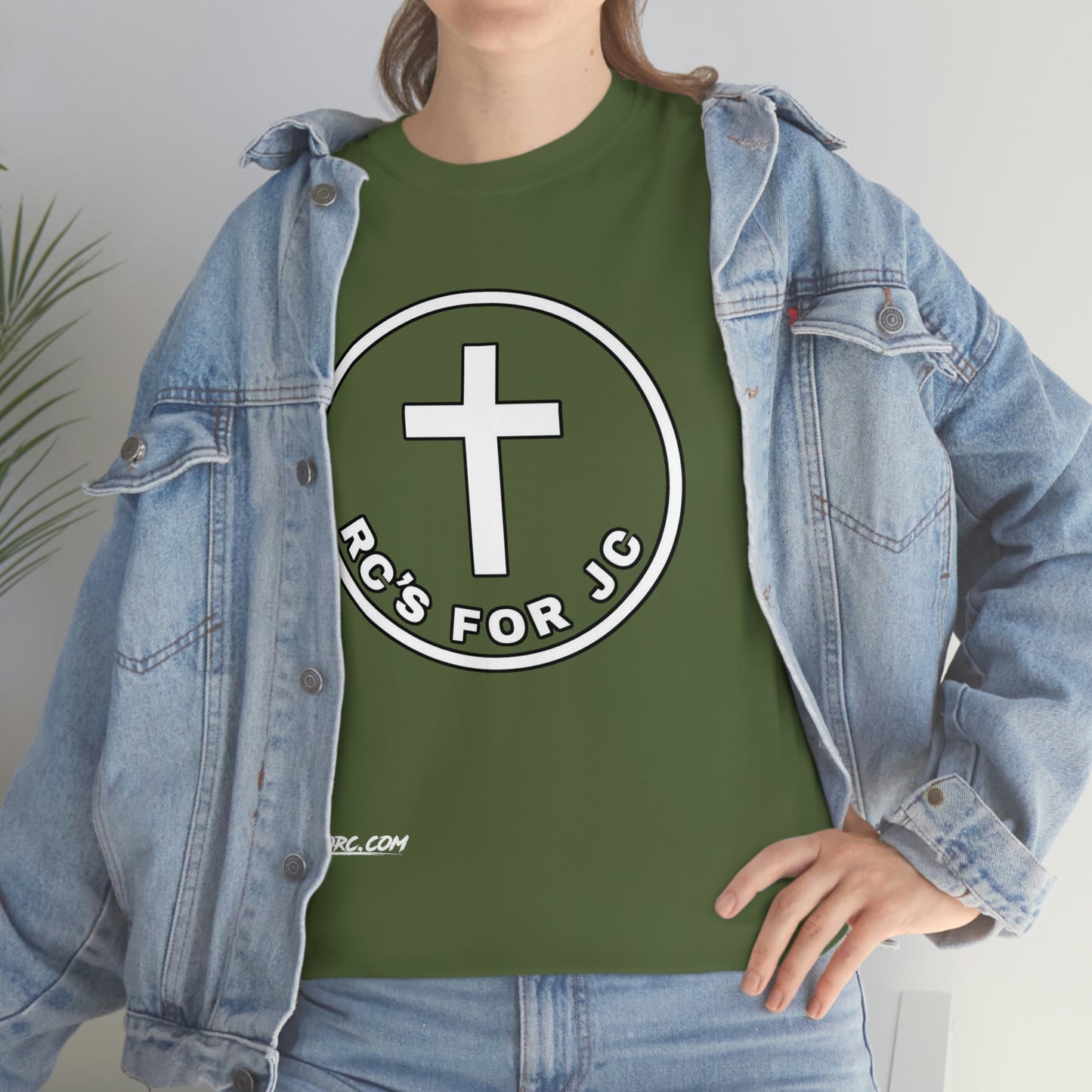 RCSFORJC White Logo 10 color Front only T-Shirt 10 colors S-5x