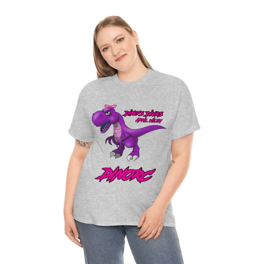 April Wiley Team Driver Dino's Divas DinoRc Logo T-Shirt S-5x