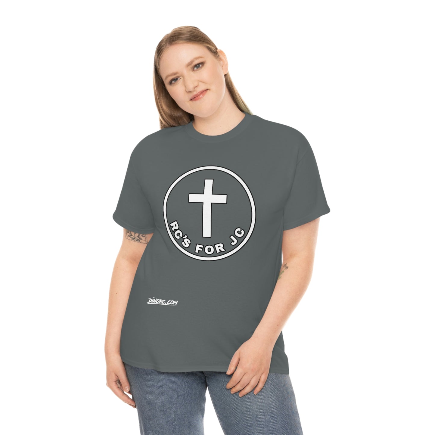 RCSFORJC White Logo 10 color Front only T-Shirt 10 colors S-5x