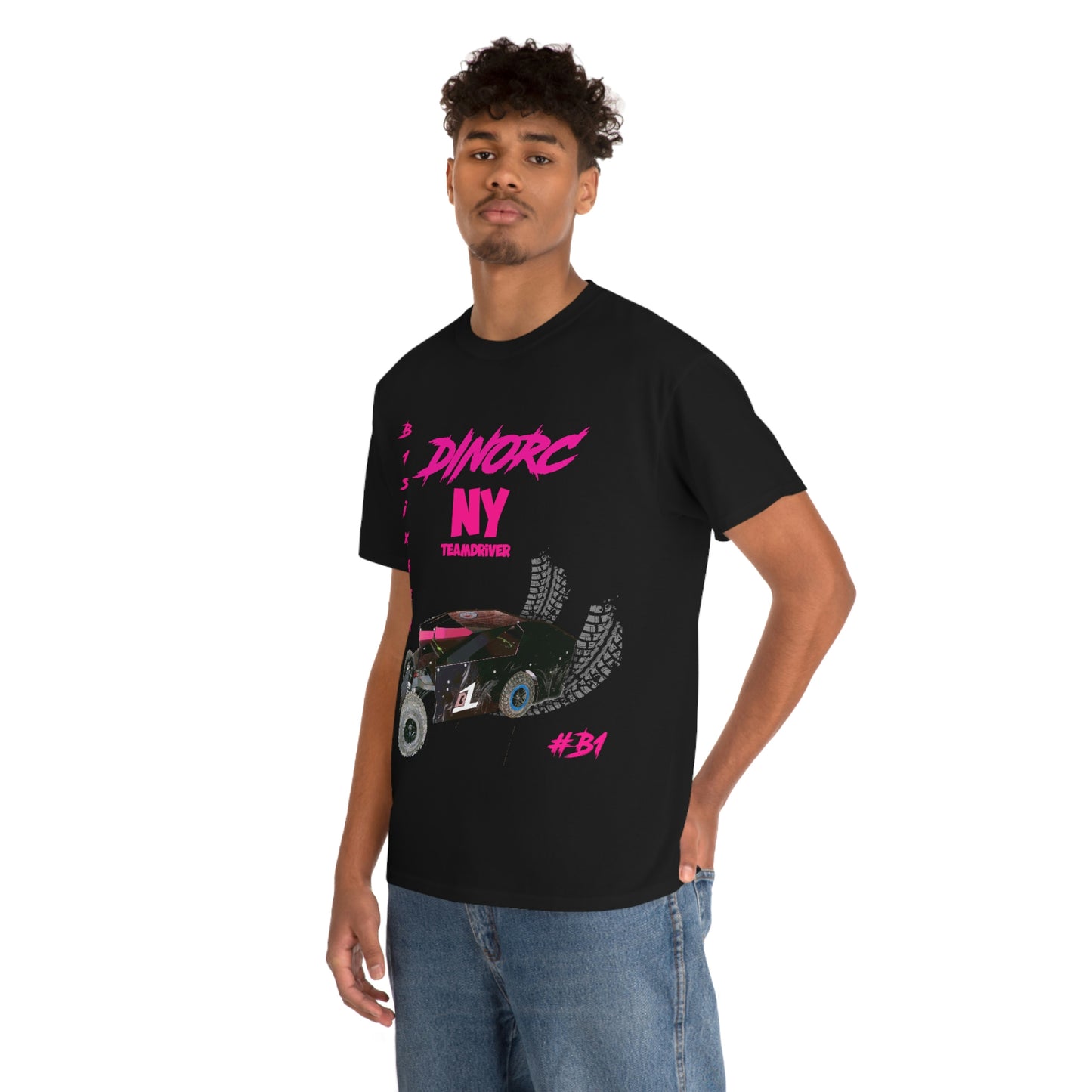 Team Driver Cherry Cherokee Front and Back DinoRc Logo T-Shirt S-5x 5 colors