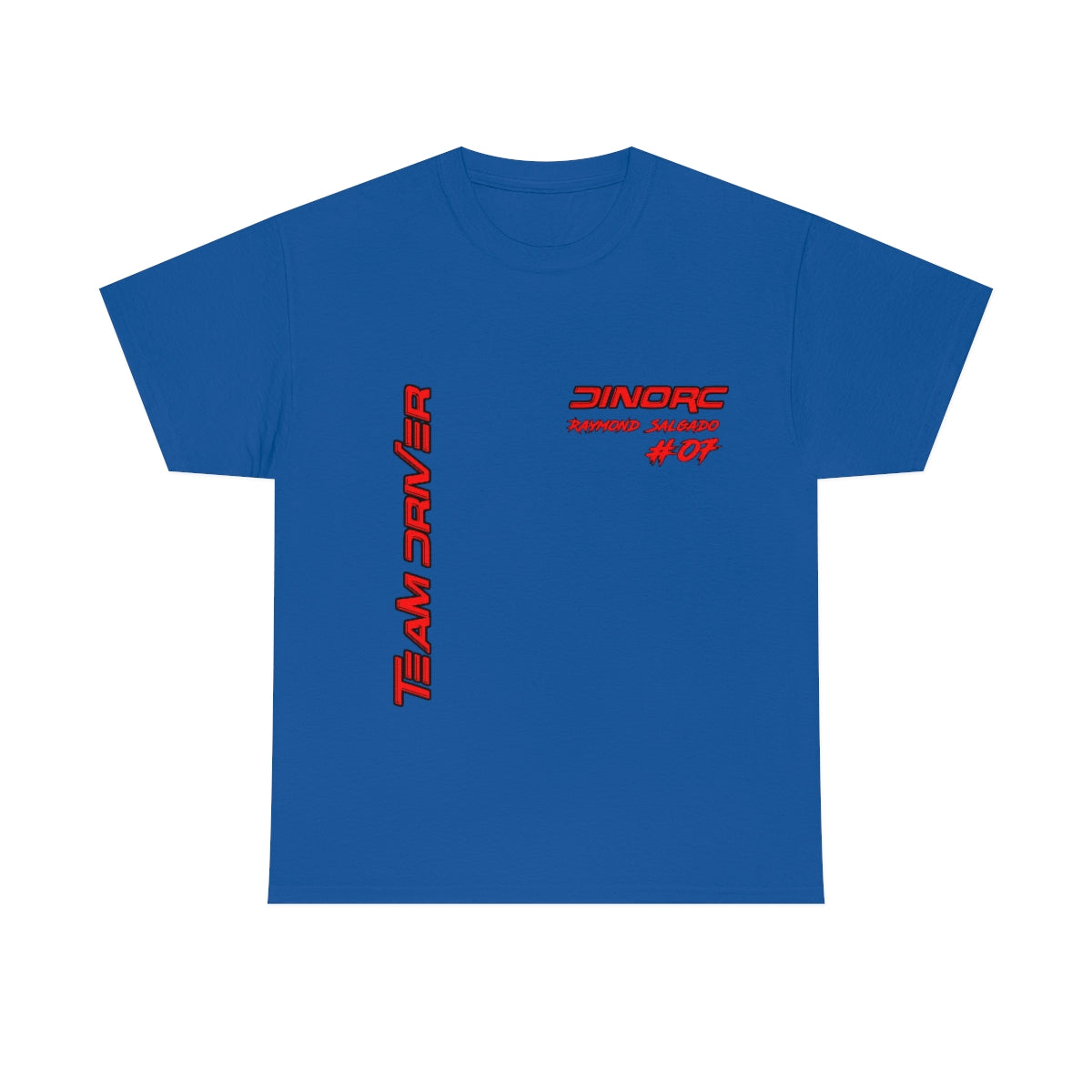 Team Driver Raymond Salgado Front and Back DinoRc Logo T-Shirt S-5x 5 colors