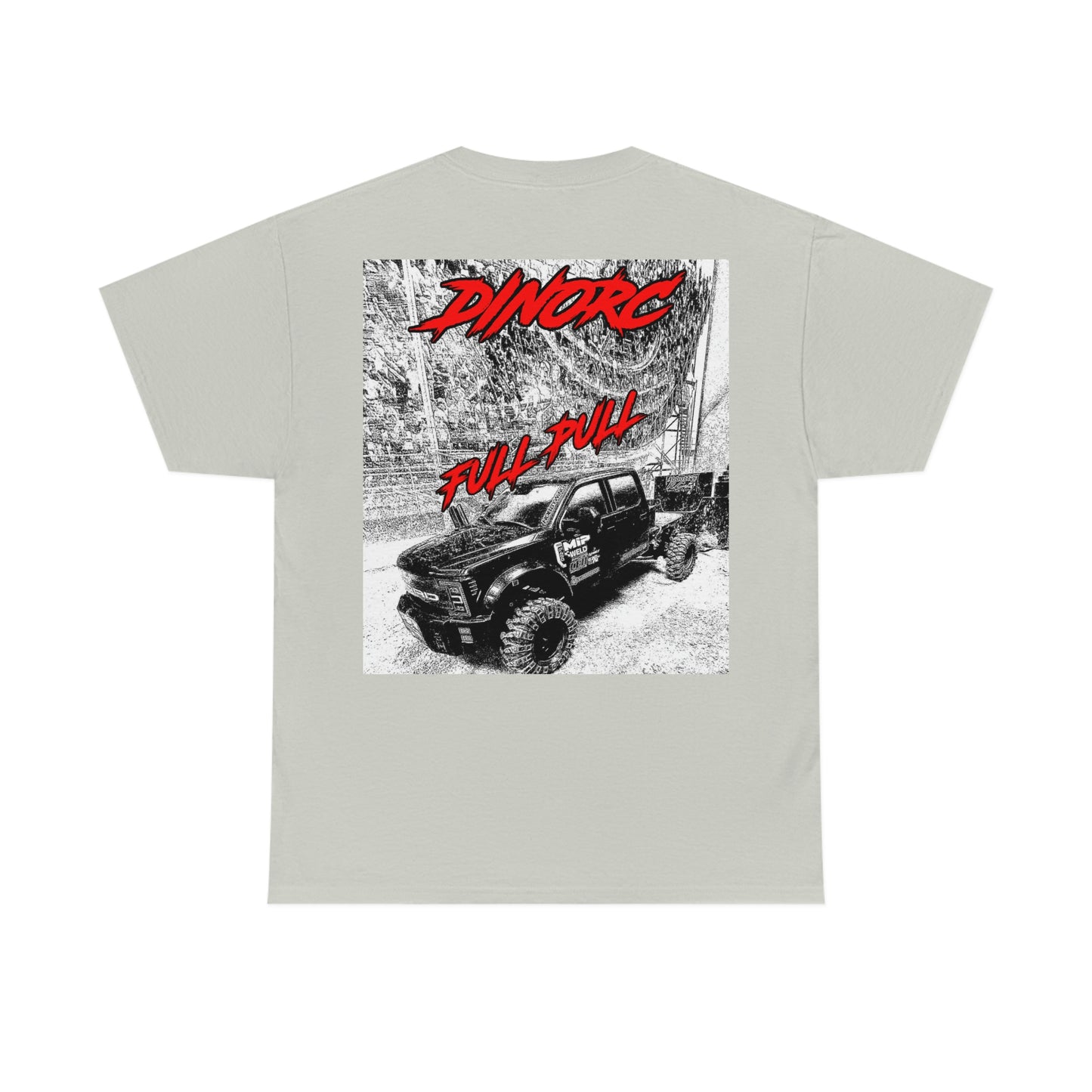 FULL PULL DinoRc Logo front back T-Shirt S-5x