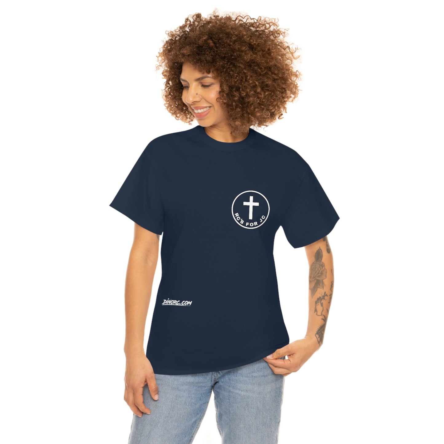 RCSFORJC White Logo Front Back T-Shirt 10 colors S-5x