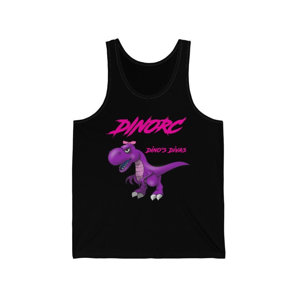 Dino's Divas DinoRC Logo Jersey Tank Top