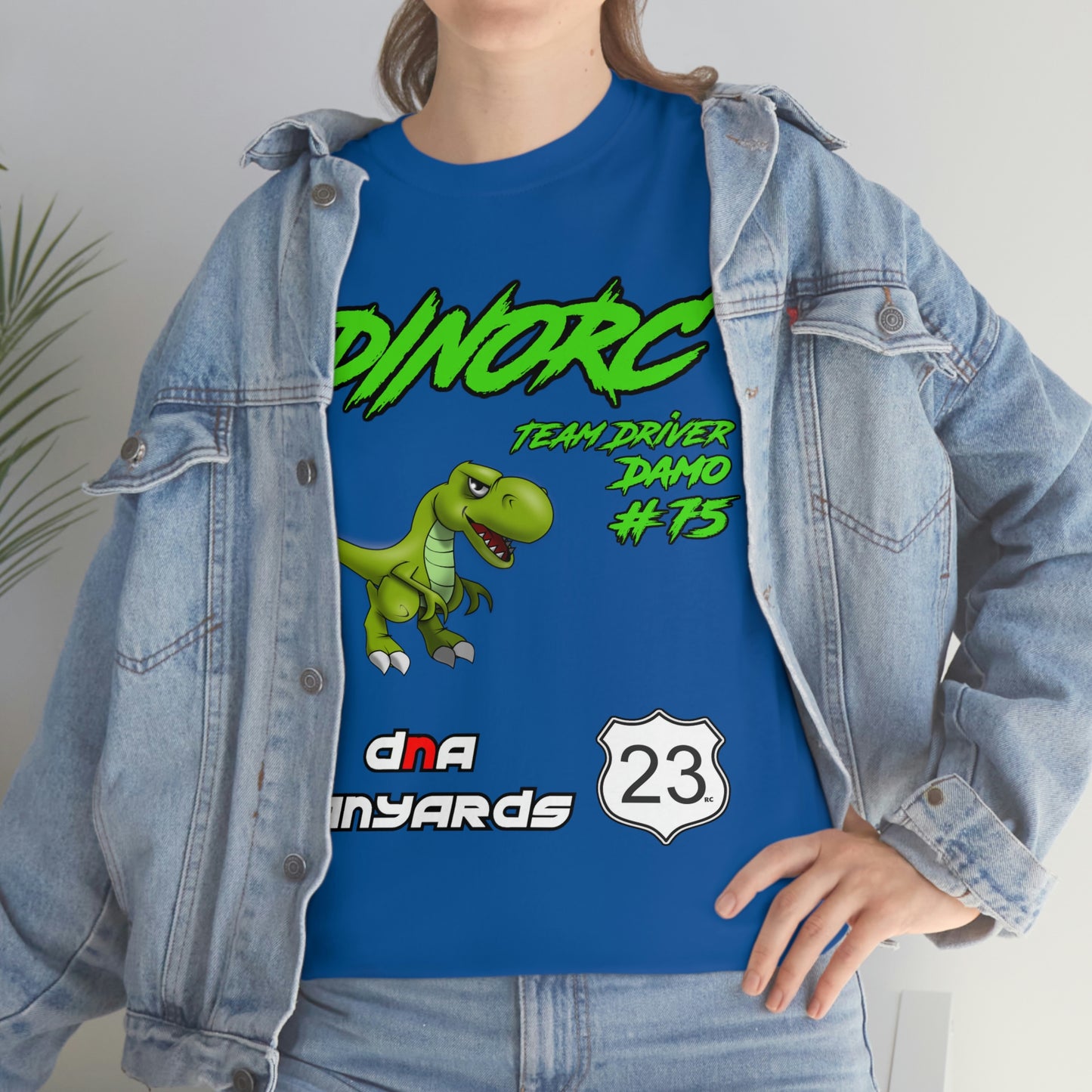 Team Driver DNA Lanyards Front and Back DinoRc Logo T-Shirt S-5x 5 colors