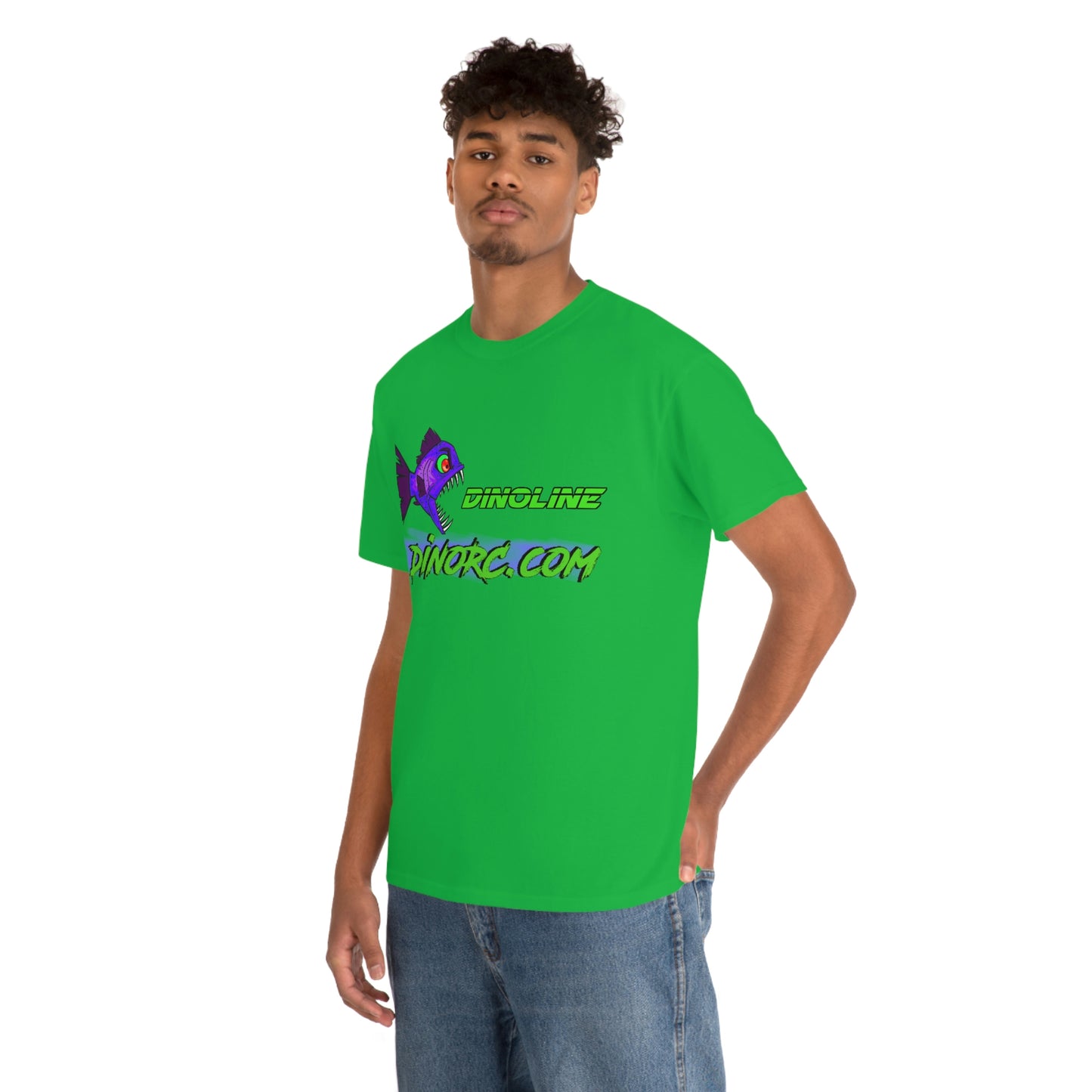 Dinoline Front Back DinoRc Logo T-Shirt S-5x 5 colors