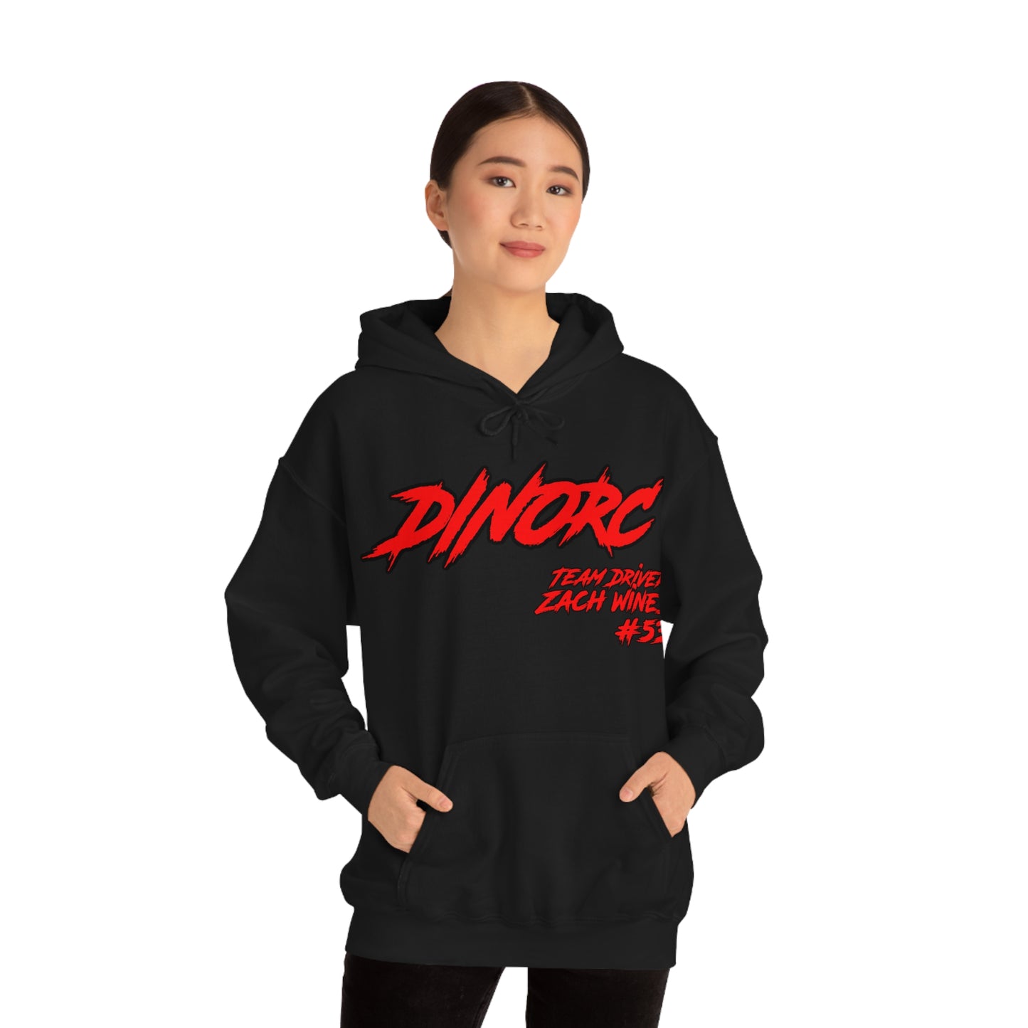 Team Driver Zach Wines DinoRC Logo Hooded Sweatshirt Heavy Blend™ Hooded Sweatshirt