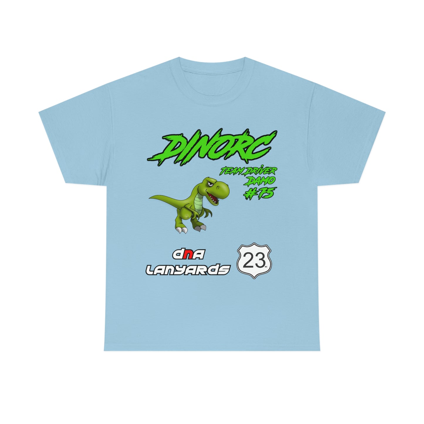 Team Driver DNA Lanyards Front and Back DinoRc Logo T-Shirt S-5x 5 colors