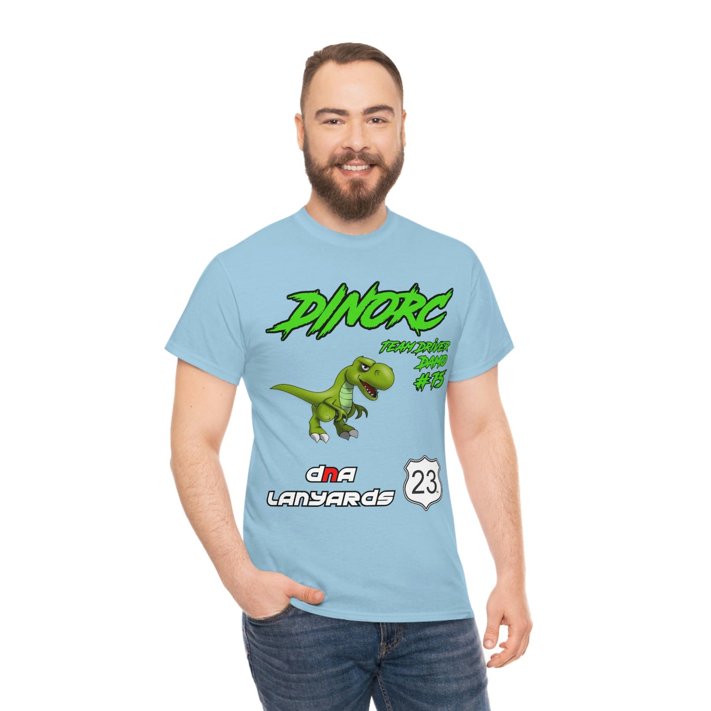 Team Driver DNA Lanyards Front and Back DinoRc Logo T-Shirt S-5x 5 colors