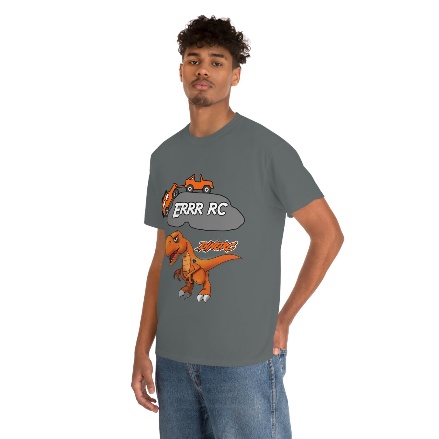 ERRR RC DinoRC Team Driver Jordan Miller Front and Back DinoRc Logo T-Shirt S-5x 5 colors