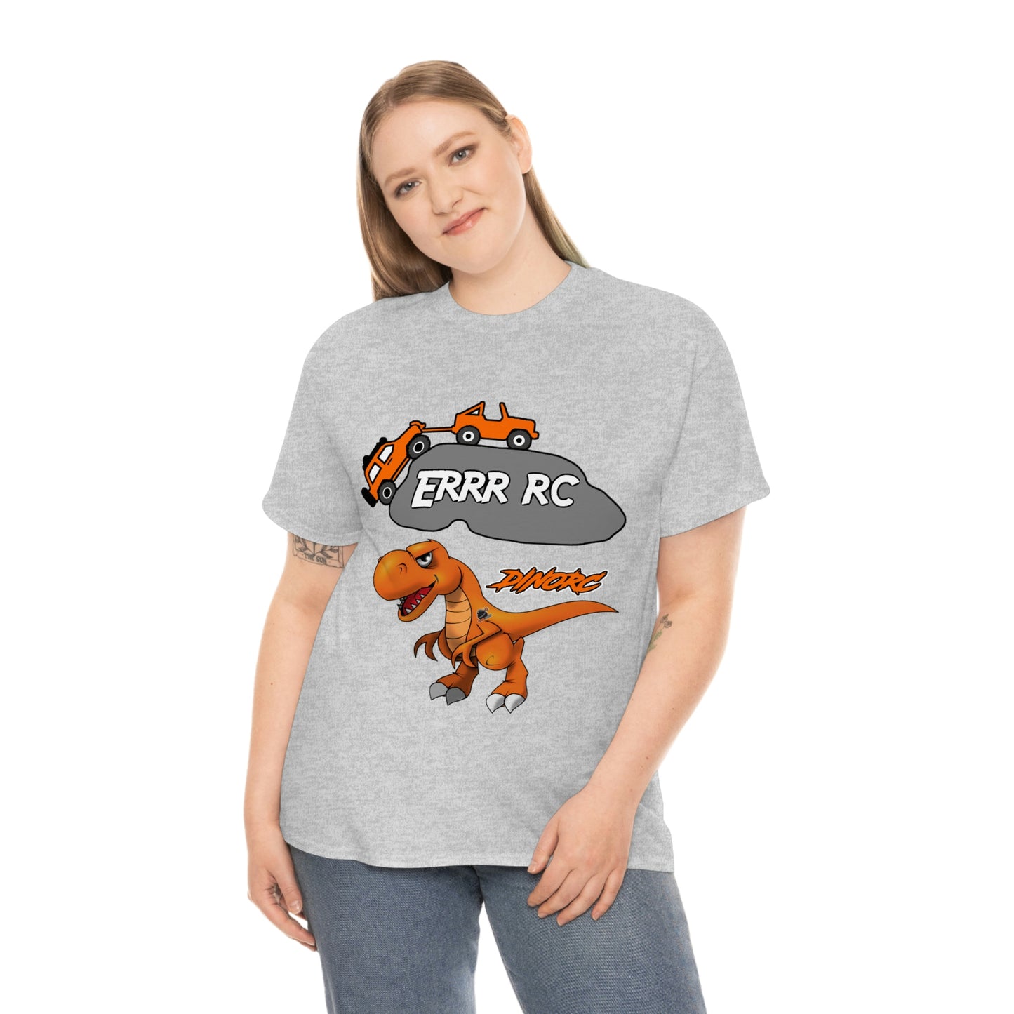 ERRR RC DinoRC Team Driver Jordan Miller Front and Back DinoRc Logo T-Shirt S-5x 5 colors