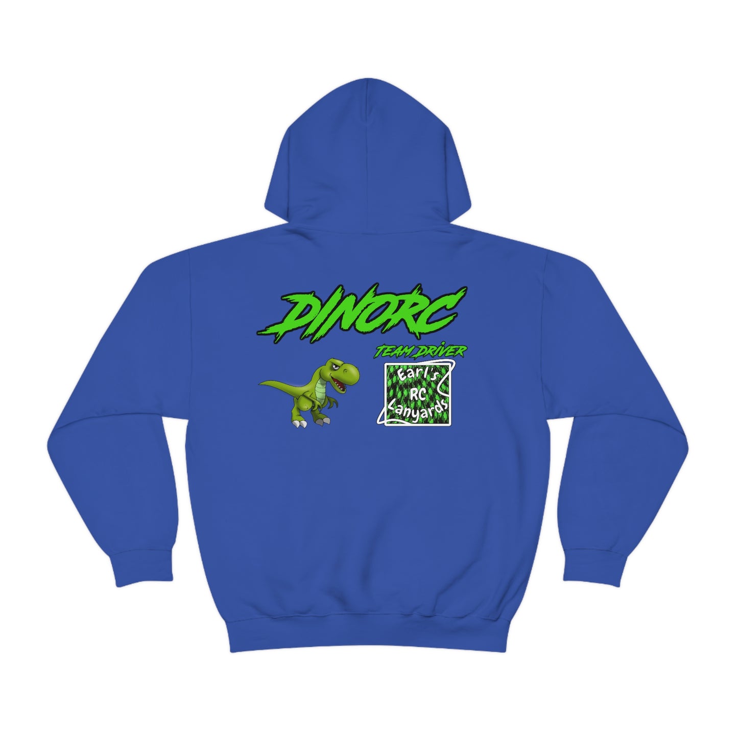 Team Driver Earl's RC Lanyards DinoRC Logo Hooded Sweatshirt Heavy Blend™ Hooded Sweatshirt