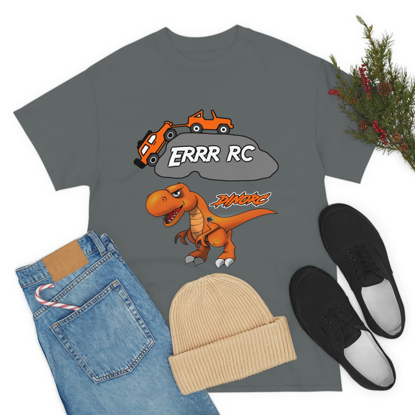 ERRR RC DinoRC Team Driver Jordan Miller Front and Back DinoRc Logo T-Shirt S-5x 5 colors