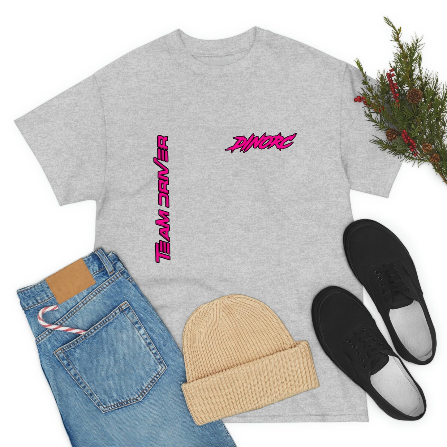 Vertical Team Driver Dino's Divas Front and Back DinoRc Logo T-Shirt S-5x 5 colors