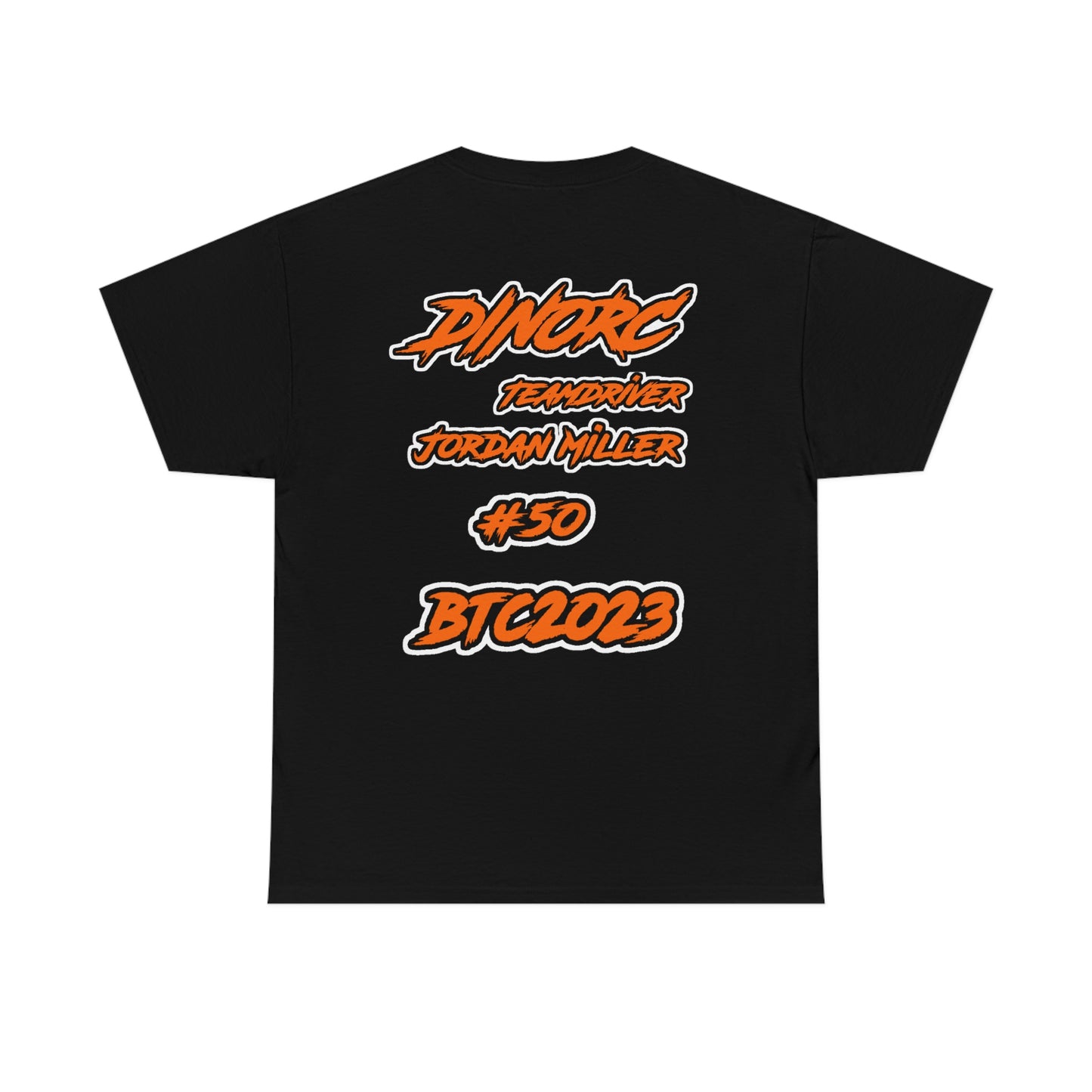 Team Driver Jordan Miller ERRR RC Front and Back DinoRc Logo T-Shirt S-5x 5 colors