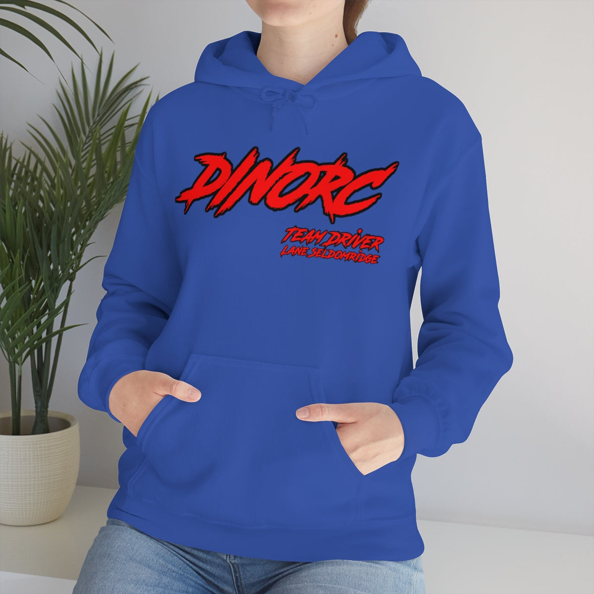 Tean Driver Lane Seldomridge DinoRC Logo Hooded Sweatshirt Heavy Blend™ Hooded Sweatshirt