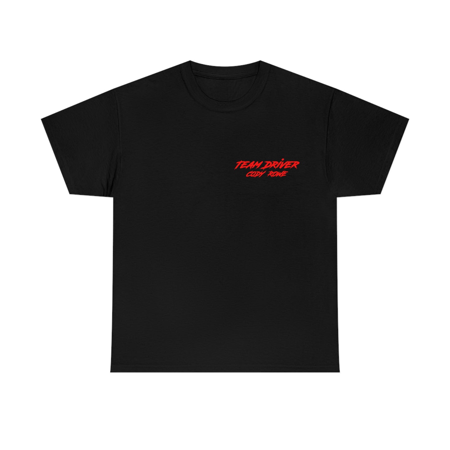 Team Driver Cody Rowe Front Back DinoRc Logo T-Shirt S-5x Black Green