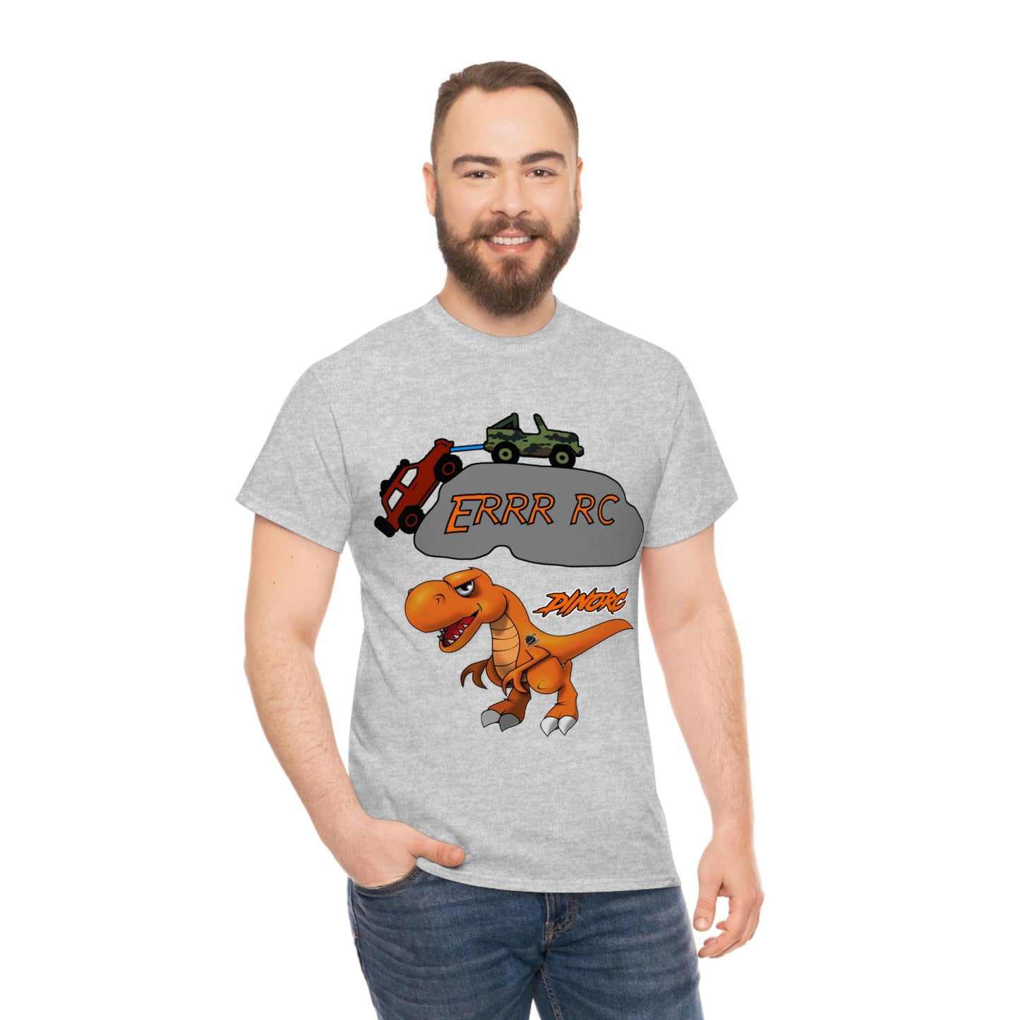 Team Driver Jordan Miller Front and Back DinoRc Logo T-Shirt S-5x 5 colors