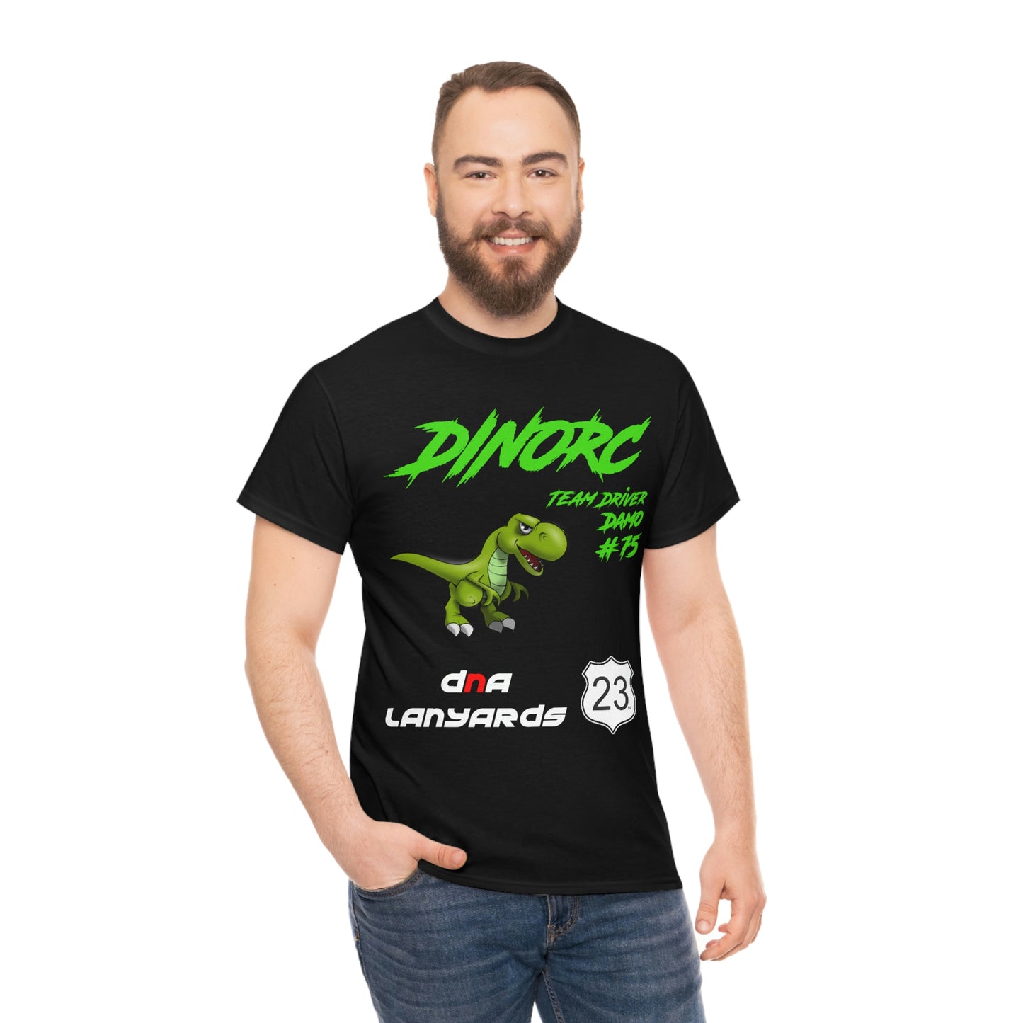 Team Driver DNA Lanyards Front and Back DinoRc Logo T-Shirt S-5x 5 colors