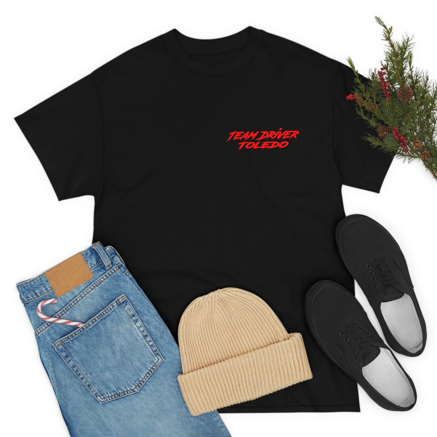 Team Driver Toledo Front Back DinoRc Logo T-Shirt S-5x Black Green