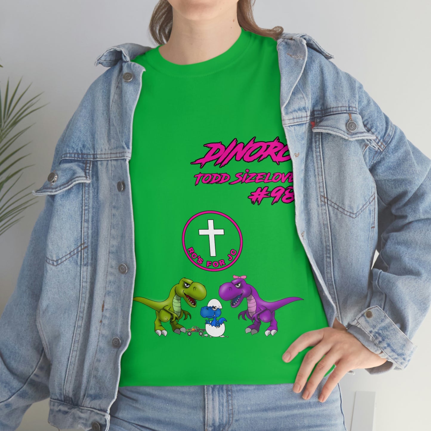 Team Driver Todd Sizelove truck logo Front and Back DinoRc Logo T-Shirt S-5x 5 colors