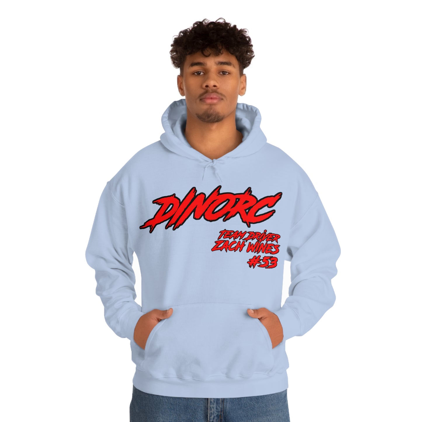 Team Driver Zach Wines DinoRC Logo Hooded Sweatshirt Heavy Blend™ Hooded Sweatshirt