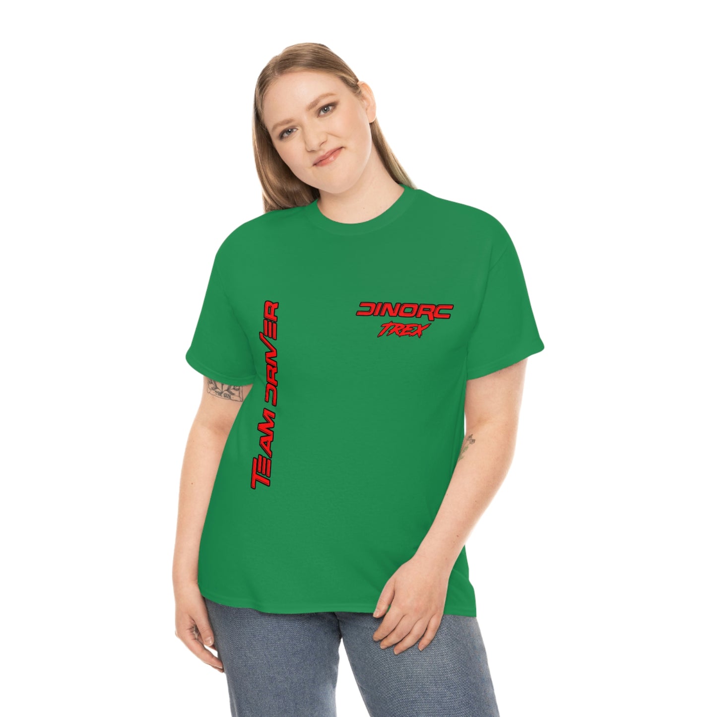 Team Driver Anthony Johnson (TRex) Front and Back DinoRc Logo T-Shirt S-5x 5 colors