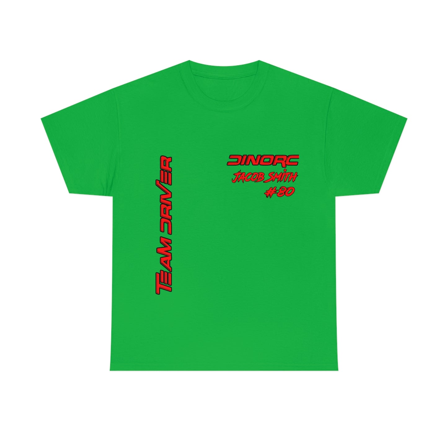 Vertical Team Driver Jacob Smith truck logo Front and Back DinoRc Logo T-Shirt S-5x 5 colors