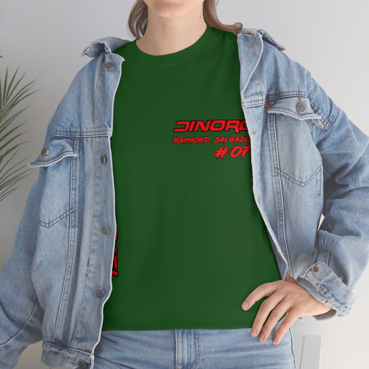 Team Driver Raymond Salgado Front and Back DinoRc Logo T-Shirt S-5x 5 colors