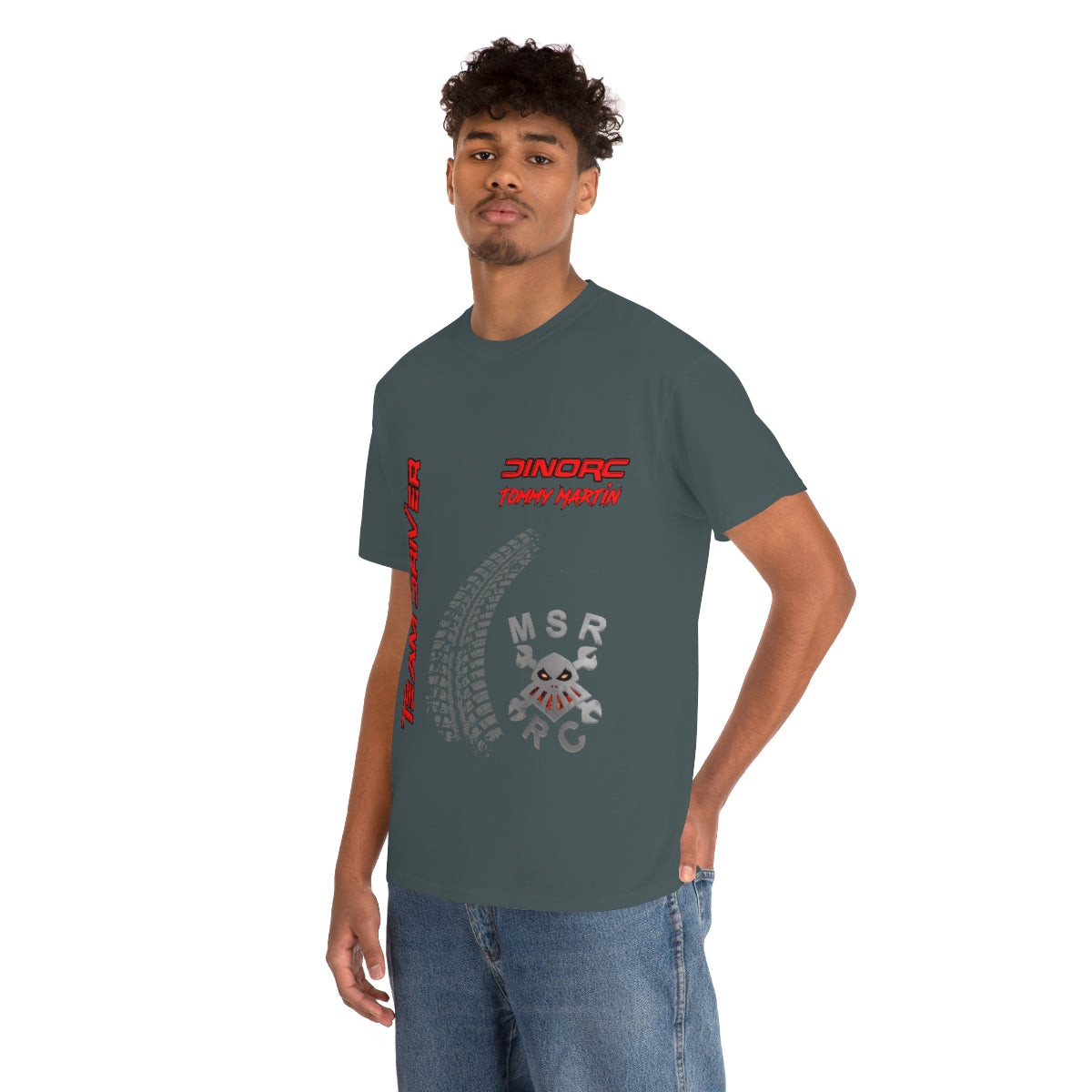 Team Driver Tommy Martin MSR RC Front and Back DinoRc Logo T-Shirt S-5x 5 colors