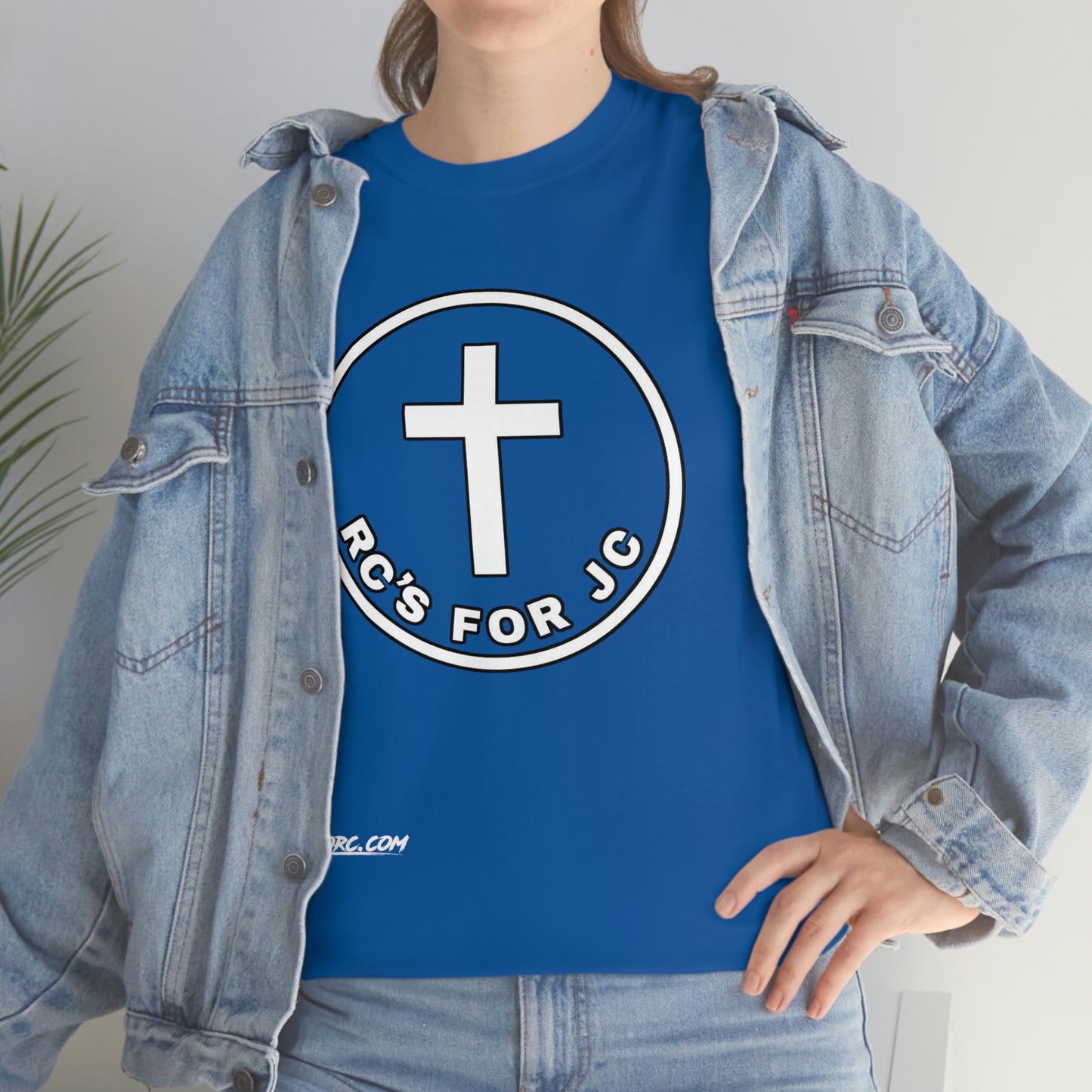 RCSFORJC White Logo 10 color Front only T-Shirt 10 colors S-5x